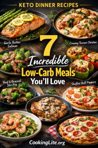Keto Dinner Recipes: 7 Incredible Low-Carb Meals You'll Love